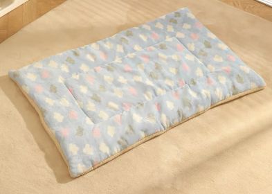 Pet Blanket Dog Cat Bed Winter Warm Mat Four Seasons Universal Blanket (Style: clouds, size: M)